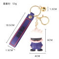 Jujutsu return to the anime 3D three-dimensional soft rubber keychain, Fushiguro Megumi Gojo, Gojo, Gojuku, key ring, small ornament gifts. 