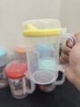 Lavienna  1 Liter & 1.5 Liter Plastic Oil Jug Liquid Jug Liquid Container Multipurpose For Kitchen Use High Quality Beautiful Design Anti-Spill Liquid Jug for Oil, Vinegar & Milk Jug, Cooking Essentials high-quality food-grade plastic. 