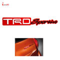 TRD Sportivo Metal Emblem Red - Car Sticker Emblem Badge. 