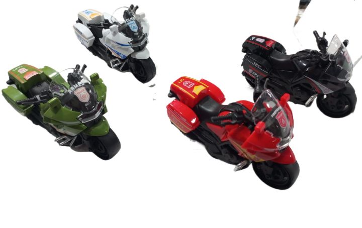 Diecast Mini Motorcycle Toys Motorcycle Launcher Toys Pull Back Racer ...