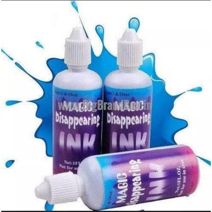 Pack Of 3 Real Disappearing Ink For Prank