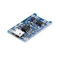 TP 4056 Charging Module 1A 18650 Lithium Battery Charger Module Micro USB and Type C With Battery Protection BMS - 3.7V. 