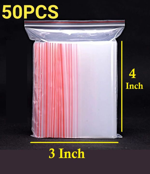 50%20PCS%20Resealable%20Air%20Tight%20ZipLock%20Transparent%20Closeable%20Bag%20-%20Size%203%20x%204%20Inch%20-%20Image%204