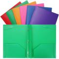 2 6 3 & And Office Folder Colored - Pack File School Colorful Fasteners Colors With Folders Plastic. 