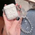 【NShisasN】Crystal Butterfly Pendant Bead Bracelet Earphone Case for Apple airpods 1/2 /3 For Airpods Pro 2nd Earphone Case With Keychain. 