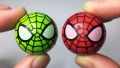 Bouncing Rubber Colorful Balls - Pack of 05 - Spiderman Ball. 