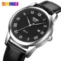 SKMEI Fashion Men Women Quartz Leather Casual Business Waterproof Watch Men Women 9058 (One Watch). 