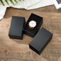 Fashion Watch Box Bracelet Showcase Compact Luxury Watch Storage Box Black Pull-out Watch Case for Gift Wrapping Watch. 