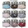 【Miga Plaza】Circle Round Shaggy Rug Living Room Bedroom Carpet Floor Fluffy Mat Rug Tie-Dye Round Carpet. 