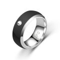 Multifunctional NFC Smart Ring Intelligent Stainless Steel Wearable Connect NFC Finger Ring Waterproof Magic Wear Finger Digital Ring for Android Phone Men. 