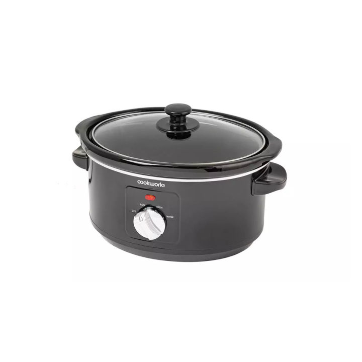Slow Cooker Cookworks 6.5L – Black 724/2524
