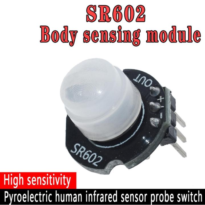 HC-SR602 MINI Motion Sensor Detector Module SR602 Pyroelectric Infrared PIR kit sensory switch Bracket for Arduino Diy