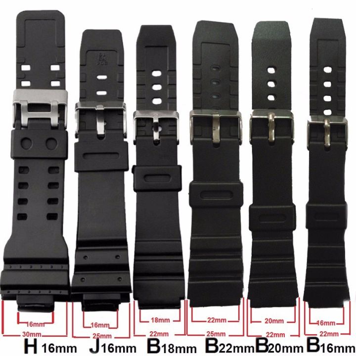 New%20Casio%20PU%20Watchband%2016mm%2018mm%2020mm%2022mm%20Silicone%20Strap%20Watch%20Bracelet%20for%20Casio%20G%20Shock%20Electronic%20Watch%20Replacement%20Strap%20-%20Image%204