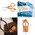 Travel Scissor - Folding Scissor And Cutter - Mini Scissors Cute - Mini Scissors For Eyebrow - Pocket Scissors - Portable Scissors - Manicure Scissors Folding - Small Scissors Cute - Mini Scissor - Eyebrow Scissor - Mustache Scissors - Nose Scissor. 