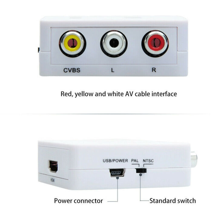 HDMI%20To%20AV%20Adapter%20Audio%20Video%20AV%20Converter%20Adapter%20Supporting%20PAL/NTSC%20with%20USB%20Charge%20Cable%20-%20White%20-%20Image%207