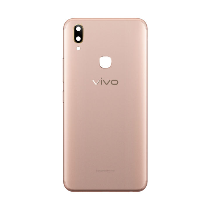 Vivo Y85 Rear Body Casing Housing Replacement Battery Back Door With Side Buttons And Camera Lens For Vivo Y85 - Golden
