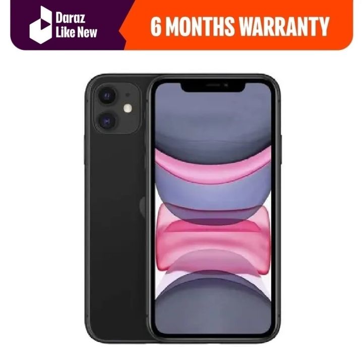 Apple iPhone 11 64GB Factory Unlocked - PTA Approved (FREE CHARGER & COVER) - Daraz Like New Phones (Mobile Phones)