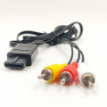 Av Cable for Lcd Led Tv Enhance Gaming Experience with Audio Line Hd-compatible Av Cable for N64/game Cube/super-nintendo Perfect for Southeast Asian Gamers Composite Video Audio Cable for Monitor. 