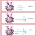 portable office student desktop outdoor summer girls kindergarten toys Gradual rabbit small fan creative USB handheld fan mini. 