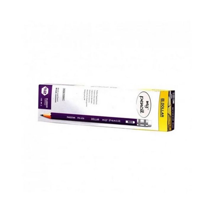 Pack of 12 - My Pencil with Eraser Violet PH456