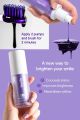 Hismile V34 Purple Toothpaste, Teeth Whitening Kit, Hismile Toothpaste & Teeth Whitening Strips, Color Corrector Oral Mousse, Whitening Serum (30ml). 
