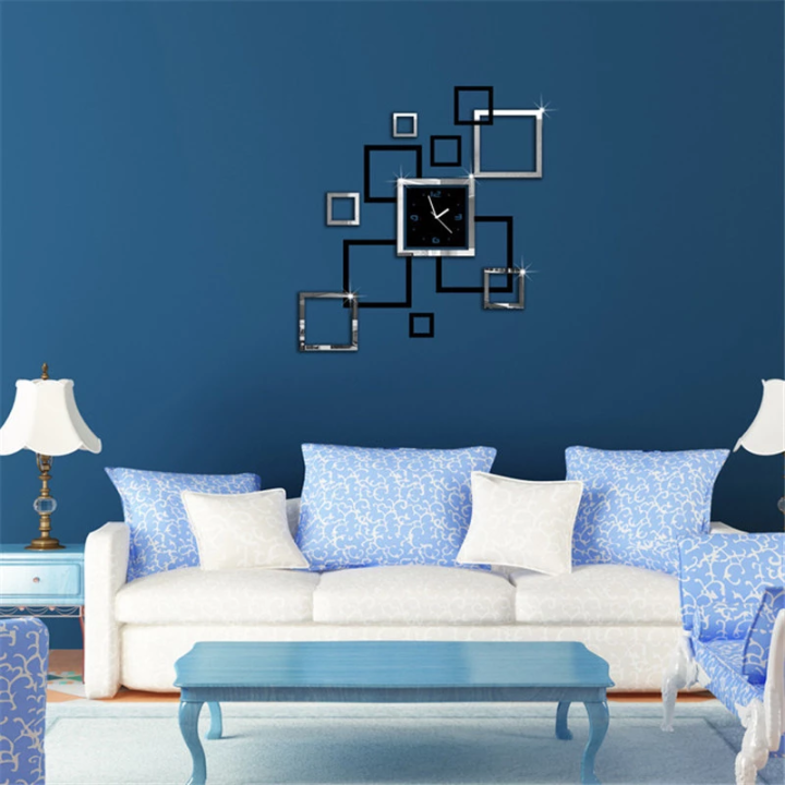 3d%20Diy%20Acrylic%20Wall%20Clock%20Modern%20Design%20Clock%20Decoration%20Living%20Room%20Quartz%20Acrylic%20Creative%20Square%20Mirror%20Stereo%20Wall%20Clock%20-%20Image%205