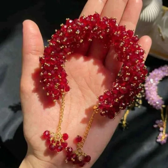 Trending%20Bracelet%20Design/Gajra%20Bracelet%20For%20Girls%20Crystal%20Beads%20Gajra%20Bracelet%20pack%20of%20one%20-%20Image%204