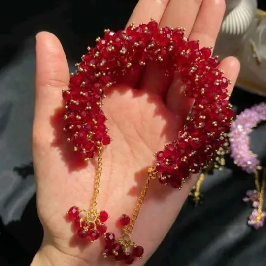 Trending%20Bracelet%20Design/Gajra%20Bracelet%20For%20Girls%20Crystal%20Beads%20Gajra%20Bracelet%20pack%20of%20one%20-%20Image%204