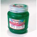 (GLITTERY DARK GREEN) Rainbow Crystal Clay For Kids Playing 8.5cm Bottle. (Non-Toxic). 