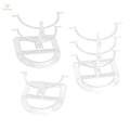 Acrylic Eyeglasses Holder Stand Sunglasses Rack Decorative Eyewear Holder Glasses Organizer Eyeglasses Frame Stand for Retail Home shop. 