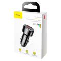 BASEUS AURORA SERIES 45W 6A Quick Charge 3.0 / SCP HUAWEI / AFC SAMSUNG Dual USB WITH digital display Car Charger -. 