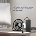 【HOT】 USB Small Fan 4-Inch Mini Small Electric Fan Small Mute Home Office Student Dormitory Bed Bedside Desktop Mini Air Fan Cooler. 