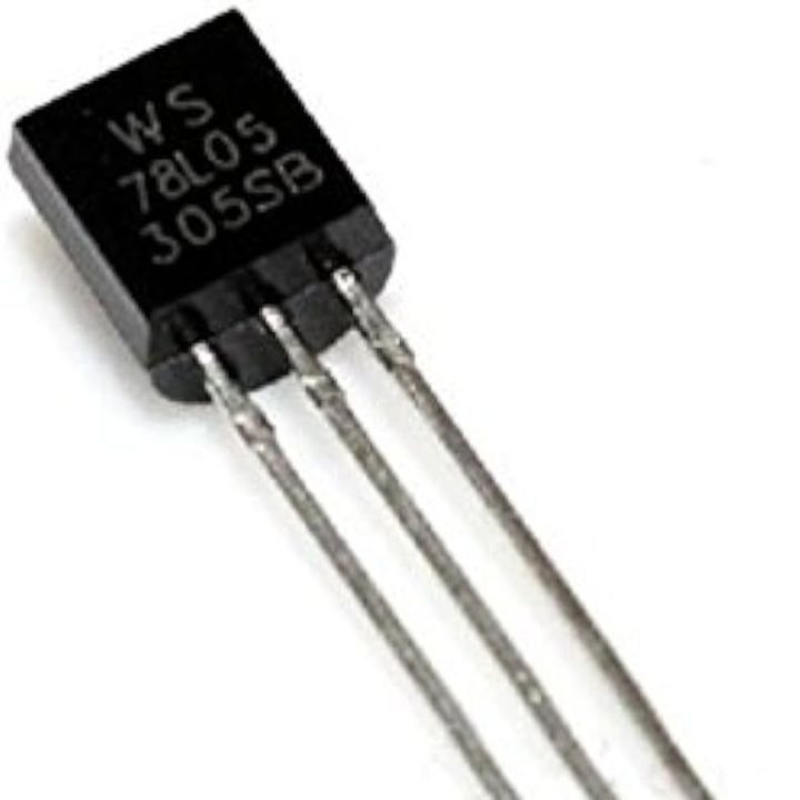 Pack of 10 - VOLTAGE REGULATOR 5V IC Small LM 78L05 TO-92