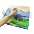 Artist Leaning Bridge Clear Acrylic Wrist Rest Transparent Art Drawing Tool for Steady Hand Painting, Drawing Easy Install Easy to Use. 