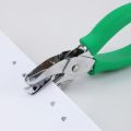 Paper Forming Cutter Metal Single Punch Pentagon/Triangle Heart Shape/Round/1 Piece Hole Punch Shape/Square Hole Punch Hole Embossing Device Machine AShines. 