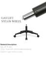 Executive Office Chair Mesh back & Headrest Office chair Director Office Chair Back Height Adjust Desk chair Office with Back lumber support. 