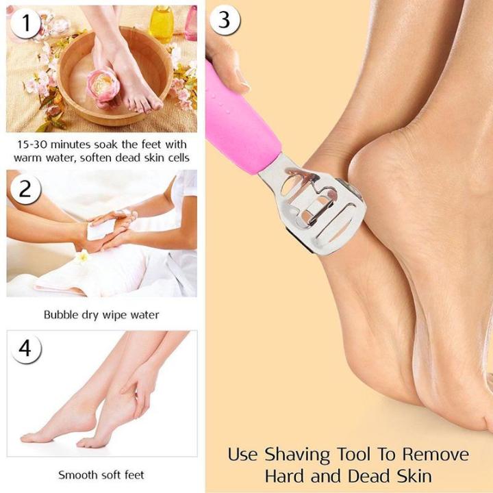 Foot%20Dead%20Callus%20Remover%20Rasp%20Corn%20Hard%20Dead%20Skin%20Shaver%20with%20pack%20of%2010%20blades%20-%20Image%202