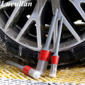 Lucullan Super Soft Synthetic Bristle Detailing Brushes Set PP Handle For Wheels,Tires, Engine Bay, Leather Seats, Door Panels. 