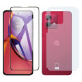 Motorola Moto G84 Full Black 9D/5D/6D /10D/11D/21D Tempered Glass Screen Protector Edge to Edge Full Glue Premium Quality + Back Matte Protector Soft Skin Sheet Film Protector For Moto G84 - EasyToBuy. 