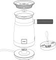 Hotel Chocolat Velvetiser Hot Chocolate Machine Complete Starter Kit, Copper. 