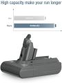 Dutyone 3500mAh Replacement Battery Compatible with V6 21.6V 595 650 770 880 DC59 DC58 DC61 DC62 DC72 DC74 Handheld Vacuum Cleaner. 