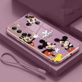 Vivo Y200 Y19s Disney Character Mickey Mouse Case for Girls Boys Kids Protective Case Square Edge Casing. 