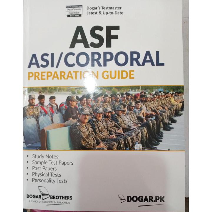 ASF ASI / CORPORAL PREPARATION GUIDE