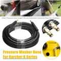 Pressure Hose for Karcher Pressure Washers K2 K3 K4 K5 K7 - 20m/15m/10m/8m/5m Both Quick Connect Ends - select meter Length OR just Extension Connector (without Hose). 