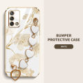 Love Bracelet case for OPPO F19 Back Cover Bauhinia Flower Case OPPO A74 A95 4G. 