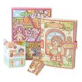 Small mochi no-cut quiet book boys and girls three-dimensional book handmade diy dress up handbook material sticker painting. 