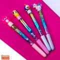 Cartoon Character Glitter Gel Pen Fairy Stick Pen Drift Sand Glitter Crystal Pen Novelty Stationery For Kids. 