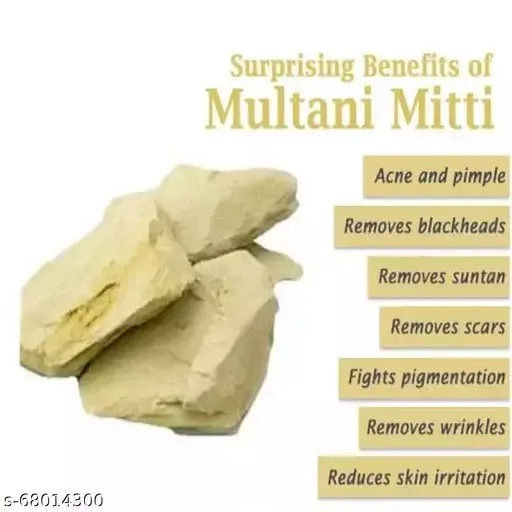 pack of 1KG- multani clay, multani mitti, best quality, premium product ...