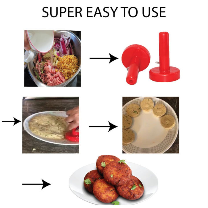 Plastic Shami Kebab Dye Shami Kabab Maker Kitchen Accessories Tools Shami Tiki Maker