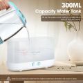 Deer Air Humidifier - Electric USB 300ml 2 In 1 Flame Air Freshner - Air Purifier for Room and Car. 